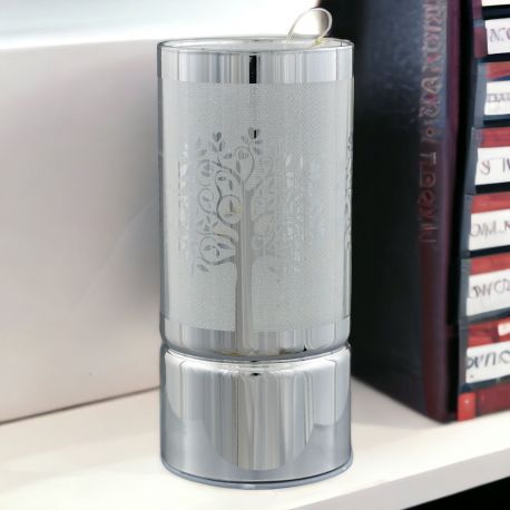 IL LUMINOSO SIMBOLO DELL'AMORE: LAMPADA A CILINDRO CON ALBERO DELLA VITA"