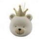 PROFUMATORE AMBIENTE ORSO CON CORONCINA D'ORO: IDEA REGALO BATTESIMO/COMUNIONE