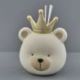 PROFUMATORE AMBIENTE ORSO CON CORONCINA D'ORO: IDEA REGALO BATTESIMO/COMUNIONE
