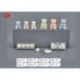 SET 2 CANDELE CUORE CON SCATOLA PVC E ELEGANTE NASTRINO