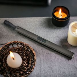 ACCENDI CANDELA ELETTRICO CON PRESA USB NER, VERDE, CELESTE, ROSA