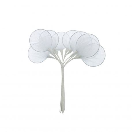 RACCHETTA PORTACONFETTI PER FAI DA TE - BIANCO E PANNA