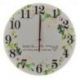OROLOGIO DA PARETE CON DECORAZIONE FLOREALE E FRASE "LOVE IS...LIFE SHARING"