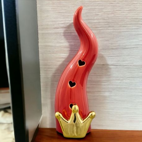 LAMPADA LED CORNO CON CORONA BOMBONIERA ORIGINALE LAUREA
