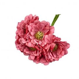 FIORELLINI FINTI CORALLO SFUMATO, PER DECORARE BOMBONIERE