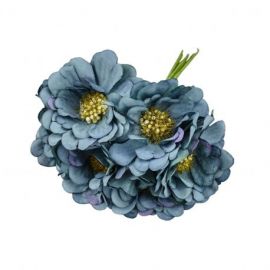 FIORELINI FINTI BLU SFUMATO: DECORA BOMBONIERE DI OGNI EVENTO!