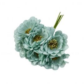 FIORELLINI FINTI VERDE SFUMATO: DECORAZIONI BOMBONIERE FAI DA TE