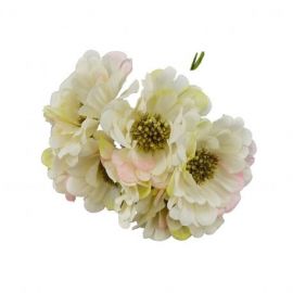 FIORELLINI FINTI TIPO GERBERA SFUMATI: BOMBONIERE FAI DA TE