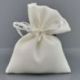 SACCHETTO CONFETTI COTONE BIANCO PER MATRIMONIO, ANNIVERSARIO & PROMESSA DI MATRIMONIO