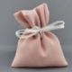 SACCHETTO DI COTONE ROSA PER CONFETTI: IDEALE PER NASCITA, BATTESIMO E PRIMO COMPLEANNO