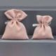 SACCHETTO DI COTONE ROSA PER CONFETTI: IDEALE PER NASCITA, BATTESIMO E PRIMO COMPLEANNO