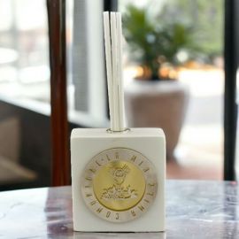 DIFFUSORE ESSENZA PRIMA COMUNIONE QUADRATA CON CALICE E OSTIA SIMBOLI SACRI