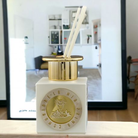 DIFFUSORE SIMBOLI SACRI E SCRITTA "LA MIA PRIMA COMUNIONE"