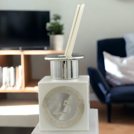 DIFFUSORE ESSENZA CON NUMERO 25° E FRASE SULL'AMORE