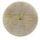 OROLOGIO CON NUMERO 50 E FRASE SPECIALE