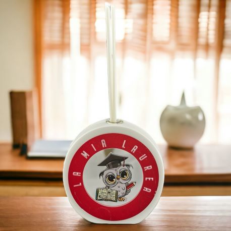 PROFUMATORE AMBIENTE CON GUFETTO LAUREATO E SCRITTA "LA MIA LAUREA"