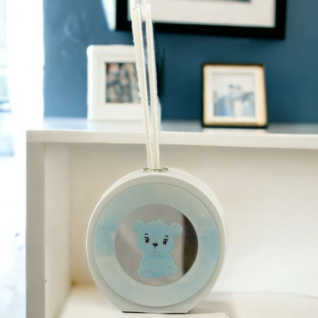 PROFUMATORE ambiente ORSETTO CELESTE BATTESIMO PRIMO COMPLEANNO BIMBO