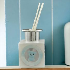 DIFFUSORE ESSENZA ORSETTO CELESTE BATTESIMO 1°COMPLEANNO BIMBO