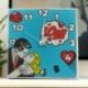 OROLOGIO POP ART CON INNAMORATI E CUORE