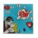 OROLOGIO POP ART CON INNAMORATI E CUORE