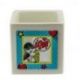 VASO PORTAPIANTE POP ART CON RAFFIGURAZIONE RAGAZZI CHE SI BACIANO E SCRITTA LOVE