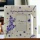 CORNICE PORTAFOTO CON FIORELLINI DI LAVANDA E FRASE "SEI IL MIO CAMPO DI LAVANDA"