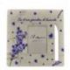 CORNICE PORTAFOTO CON FIORELLINI DI LAVANDA E FRASE "SEI IL MIO CAMPO DI LAVANDA"