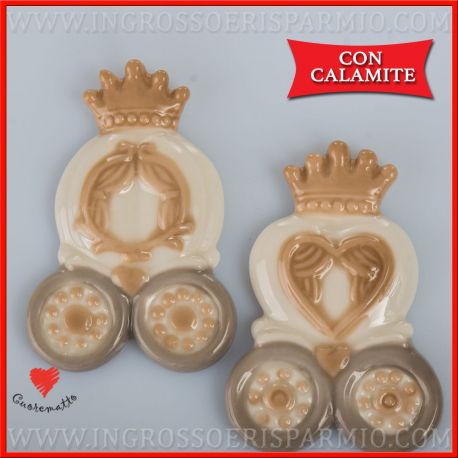 MAGNETI SOLIDALI CUOREMATTO A FORMA DI CARROZZE FAVOLE PREZZI NUOVO CATALOGO 2018