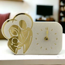 OROLOGIO SACRA FAMIGLIA STILIZZATA MODERNA BOMBONIERA EVENTI SACRI