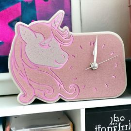 BOMBONIERA OROLOGIO UNICORNO: IDEALE PER BATTESIMO, COMUNIONE BAMBINA