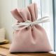 SACCHETTO DI COTONE ROSA PER CONFETTI: IDEALE PER NASCITA, BATTESIMO E PRIMO COMPLEANNO