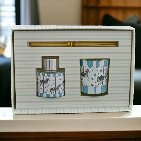 REGALA IL CAROSELLO DEI SOGNI: SET PROFUMATORE E CANDELA