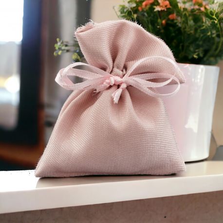 SACCHETTO PORTACONFETTI CON TIRANTI ROSA: PERFETTO PER UNA CONFETTATA