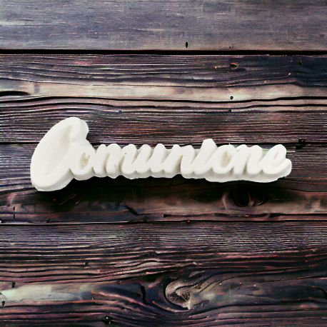 GESSETTO BIANCO COMUNIONE PER DECORAZIONI FAI DA TE BOMBONIERE