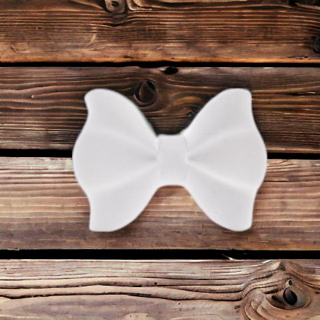 GESSETTO A FORMA DI FIOCCHETTO 2,9X2,1 BIANCO