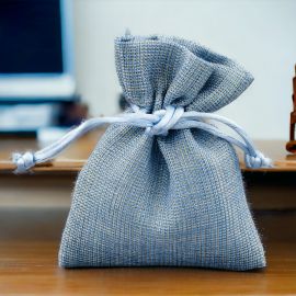 SACCHETTINI PORTACONFETTI COLOR ORO/CELESTE: ELEGANTI E ORIGINALI