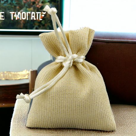 SACCHETTO PORTACONFETTI ORO/CREMA: PER UNA CONFETTATA ELEGANTE!