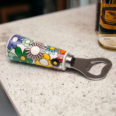 APRIBOTTIGLIE CON FIORELLINI BOMBONIERE SOLIDALI CUOREMATTO