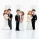 MEMOCLIP SPOSI IN ABITI ELEGANTI ASSORTITI IN TRE MODELLI CONFETTATA NOZZE