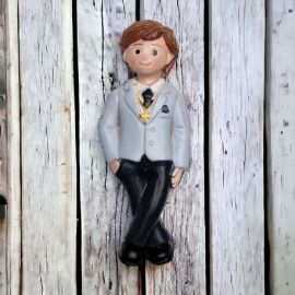 CALAMITA BIMBO PRIMA COMUNIONE , IDEE ORIGINALI CONFETTATA, SEGNAPOSTO