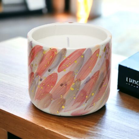 PORTACANDELE IN CERAMICA SERIE CUORDIPINTO: IDEALE PER EVENTI SPECIALI!