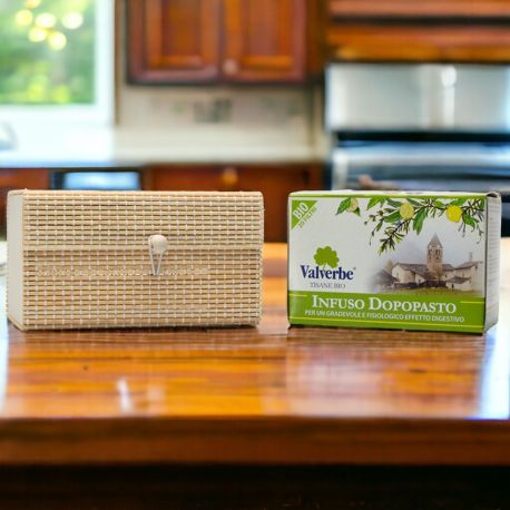 SCATOLA DEGUSTAZIONE VALVERBE 20 BUSTINE DI TISANE E INFUCI BIOLOGICI