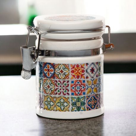 VASETTO CHIUSURA ERMETICA DECORI FLOREALI: IDEE BOMBONIERE ORIGINALI EVENTO