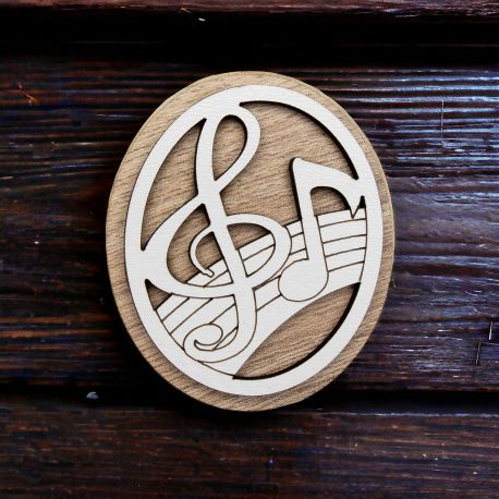 CALAMITA CON NOTA MUSICALE E CHIAVE DI VIOLINO , CONFETTATA ORIGINALE NOZZE