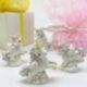 STATUINA UNICORNO ASSORTITO IN 4 POSIZIONI TENERA CONFETTATA NASCITA