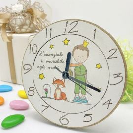 ELEGANTE OROLOGIO PICCOLO PRINCIPE PER BATTESIMO E PRIMA COMUNIONE PERSONALIZZABILE