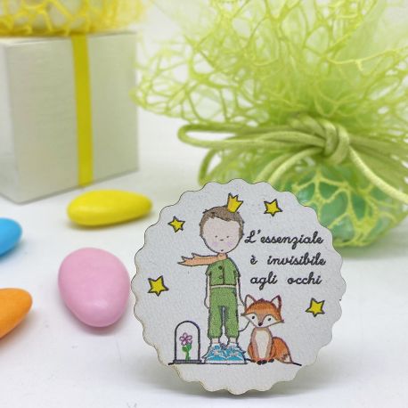 MAGNETE A TEMA PICCOLO PRINCIPE CONFETTATA EVENTO UNICA PERSONALIZZABILE