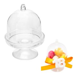 ALZATINA FAI DA TE PLEXIGLASS PORTACONFETTI MATRIMONIO BATTESIMO COPERCHIO PREZZI BOMBONIERE