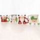 TAZZE NATALIZIE UP&DOWN IN CERAMICA ASSORTITE - BOMBONIERE SOLIDALI CON BABBO NATALE