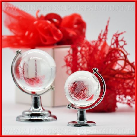 MAPPAMONDO VETRO CRISTALLINO PREZZI INGROSSO OGGETTISTICA